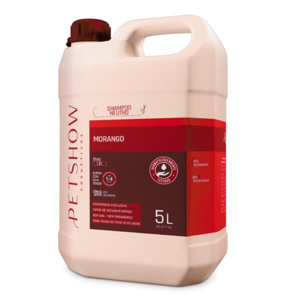 Shampoo Morango 5L Pet Show
