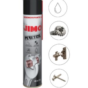 Jimo Penetril 400ml Protege Contra Oxidação, Lubrifica E Desengripa Peças Travadas