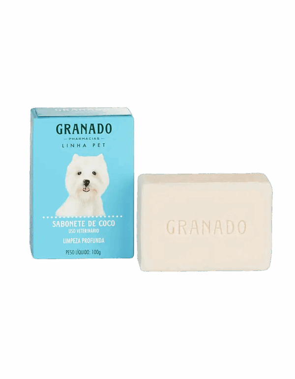Sabonete De Coco 100g Granado Limpeza Profunda De Cães E Gatos
