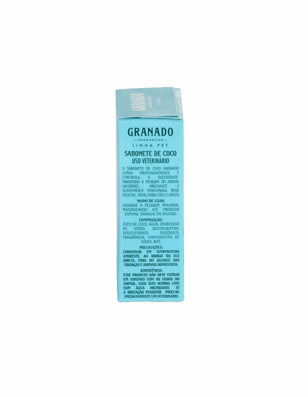 Sabonete De Coco 100g Granado Limpeza Profunda De Cães E Gatos - Image 2
