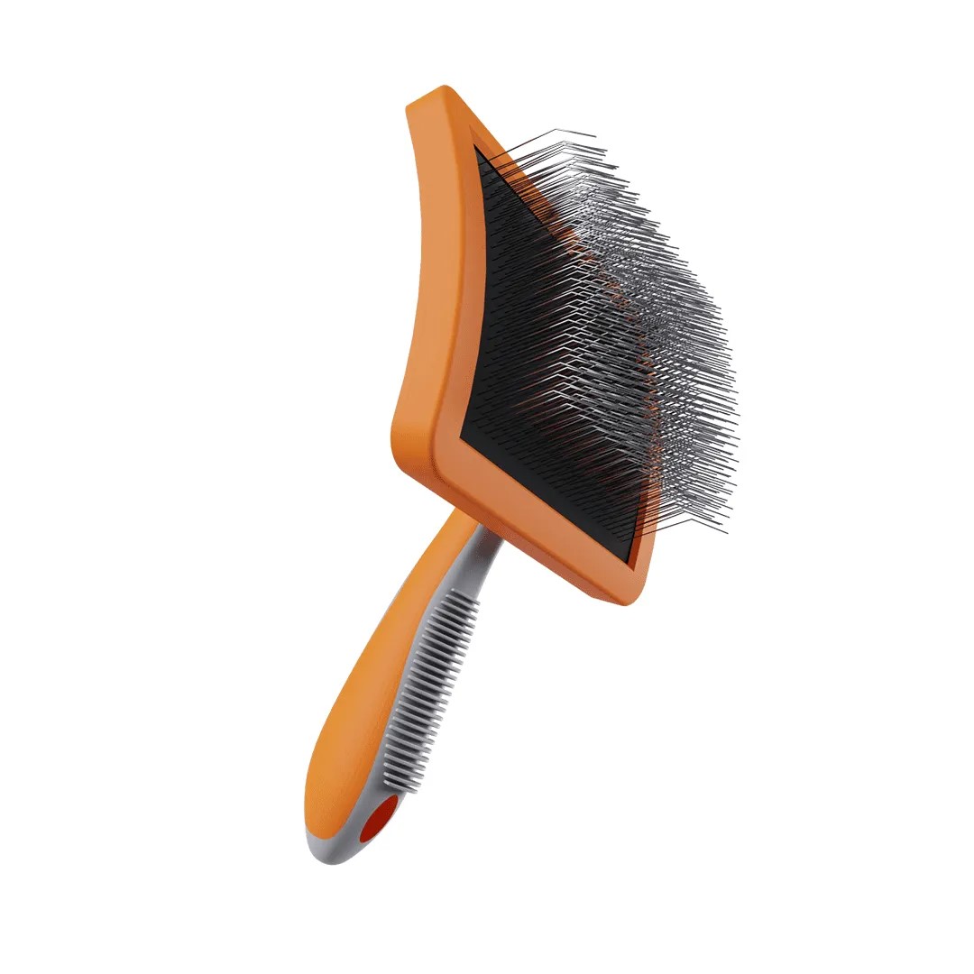 Rasqueadeira Curva Pinos Longos Firmes Lança Bicho Banho E Tosa