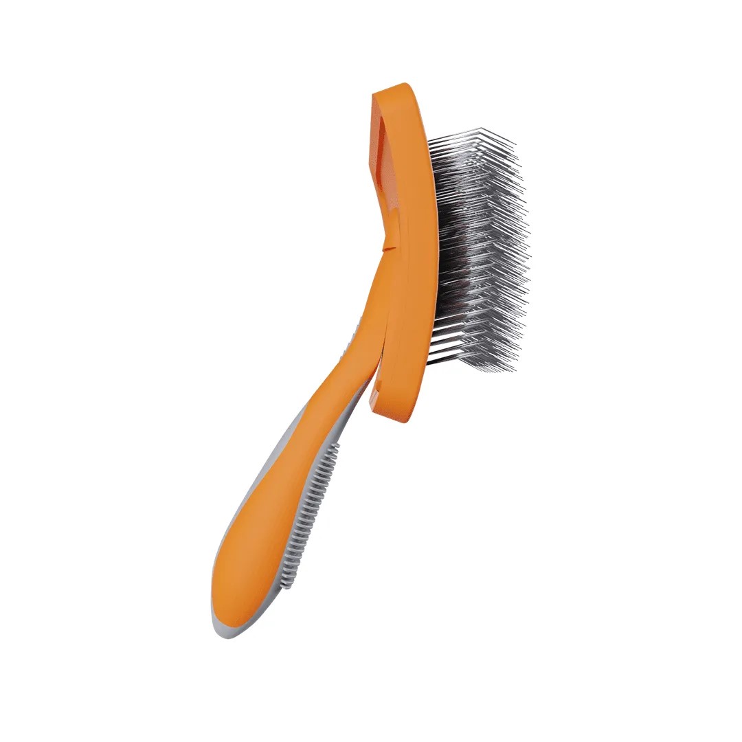 Rasqueadeira Curva Pinos Longos Firmes Lança Bicho Banho E Tosa - Imagem 4