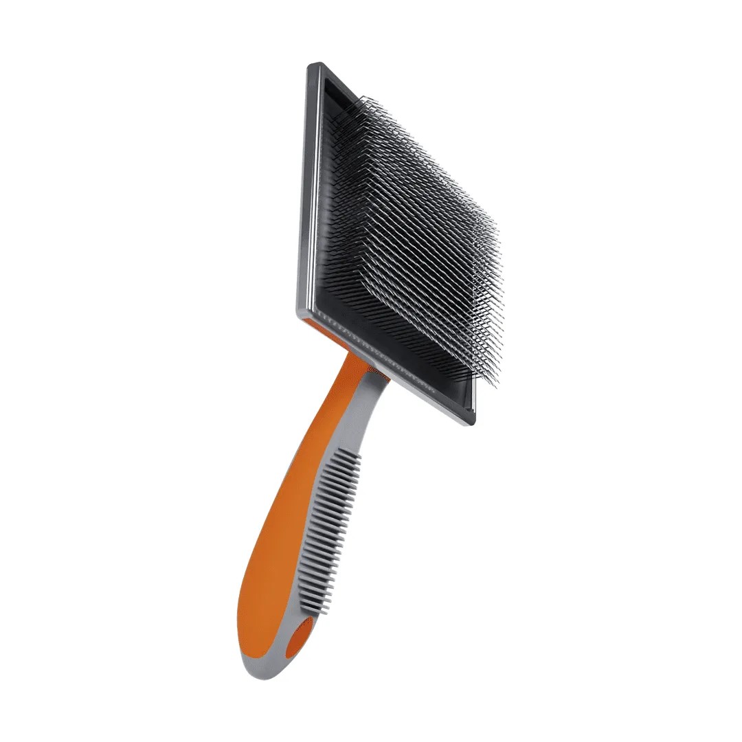 Rasqueadeira Reta Pinos Curtos E Firmes Lança Bicho Desembolo Banho E Tosa - Imagem 3