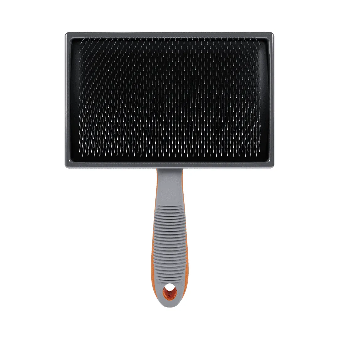 Rasqueadeira Reta Pinos Longos E Firmes Lança Bicho Banho E Tosa - Imagem 2